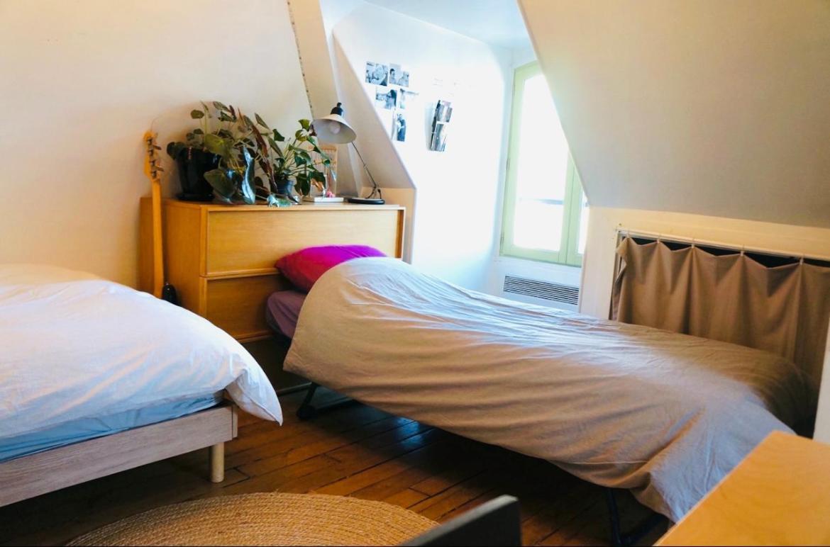 Vue Panoramique Sur Les Toits De Appartement Parijs